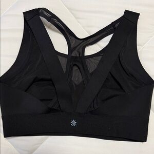 Athleta Black Sports Bra with Mesh Detail